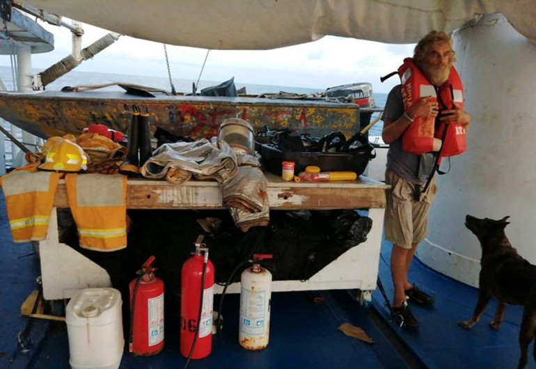 Görüntüler geldi: 2 ay okyanusun ortasında kurtarılmayı bekledi, çiğ balık yiyerek hayatta kaldı  Başarabileceğimi düşünmemiştim