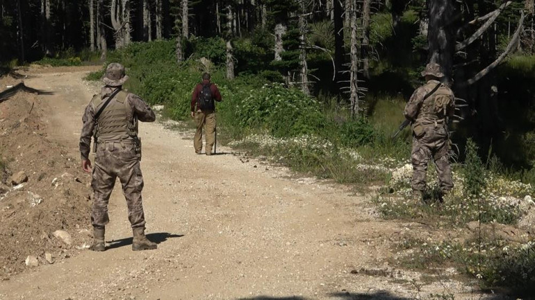 Polis ekipleri Uludağda yangın önlemi için teyakkuzda
