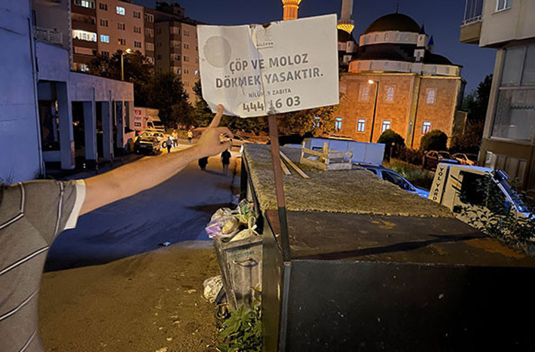 Dağın tepesinde ultra lüks tuvalet