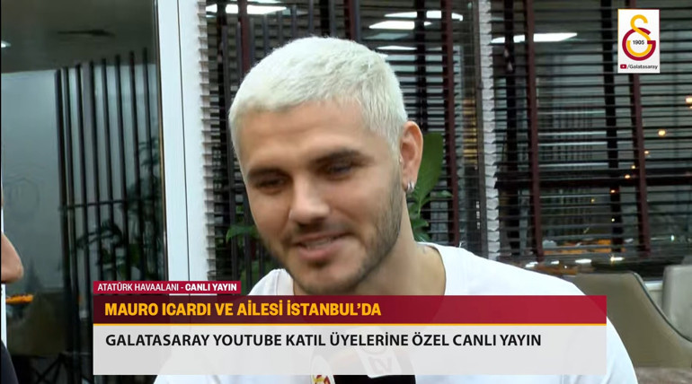 Son dakika: Galatasaray, Mauro Icardi transferi KAPa bildirdi Icardi ve ailesi İstanbula geldi Fabrizio Romanolu ve Edin Dzeko göndermeli video...
