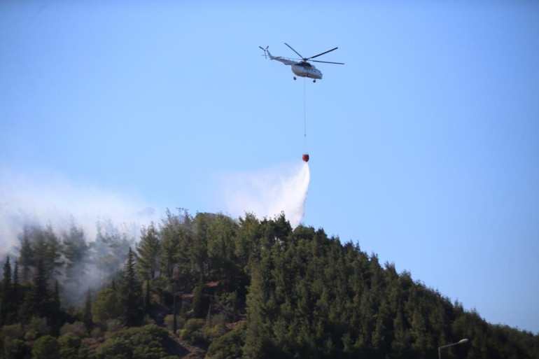 Çanakkale’deki orman yangını kontrol altında