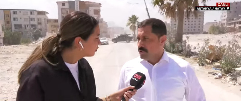 Hatay Valisi Mustafa Masatlı, Fulya Öztürke konuştu: Enkazın yüzde 49unu kaldırdık