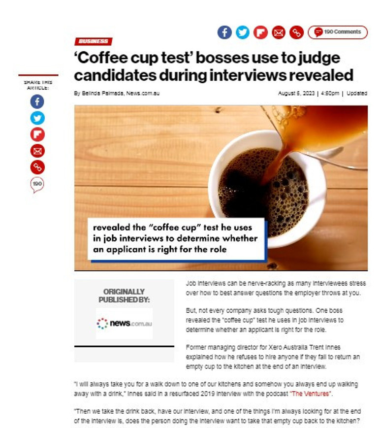 Patronlar işe alımlarda yaptıkları gizli testlerini anlattılar: Bir fincan ya da kapıdaki görevli her şeyi değiştirebilir