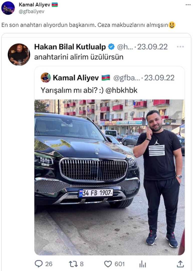 İş adamı Hakan Bilal Kutlualpin 34 FB 1907 plaka sınavı... Her yerden kaçak geçiyor, bir yıldır cezasını ben ödüyorum