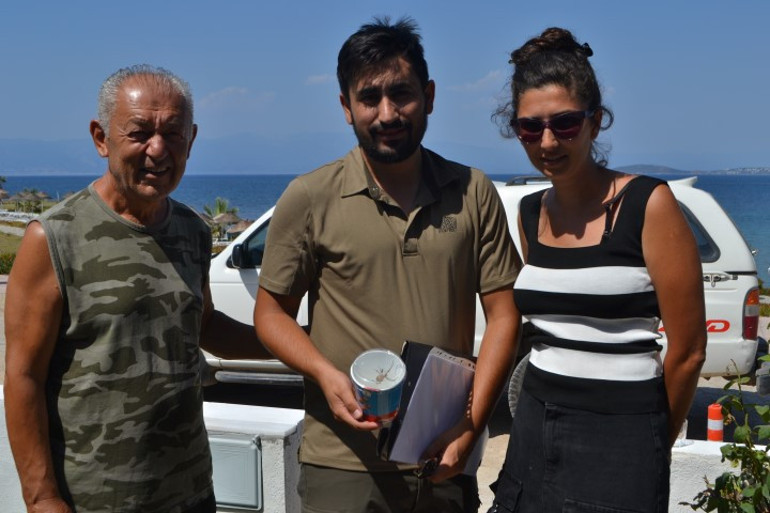 Site bahçesinde yakaladı Çok tehlikeli bir tür: İnsanı öldürebiliyor