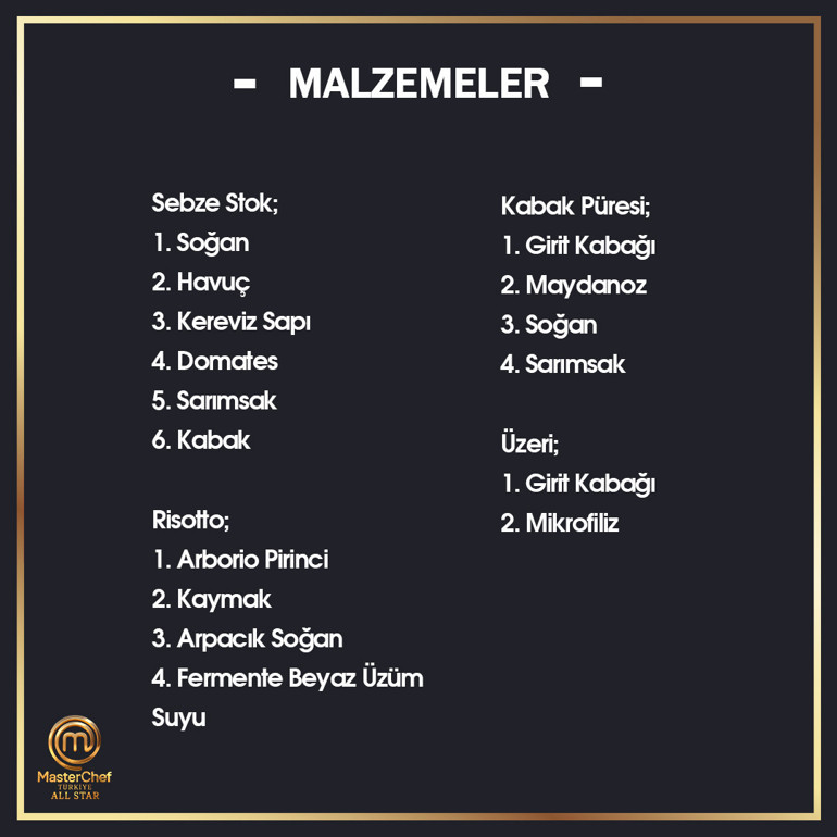 MasterChef Girit kabaklı kaymaklı risotto tarifi: Girit kabaklı kaymaklı risotto nasıl yapılır, malzemeleri nelerdir