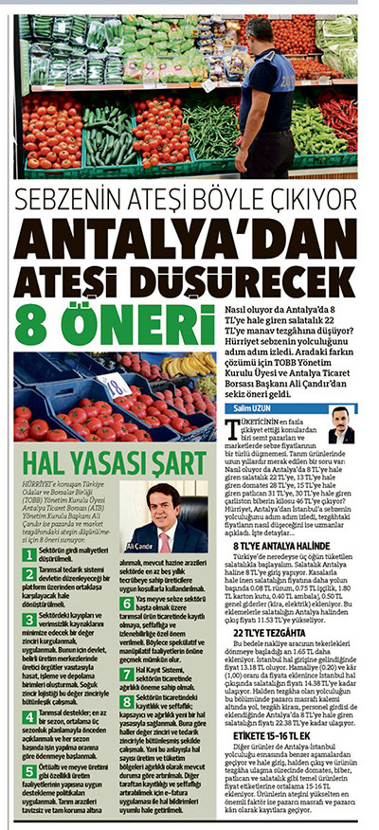 Üretici ayakta kalmalı