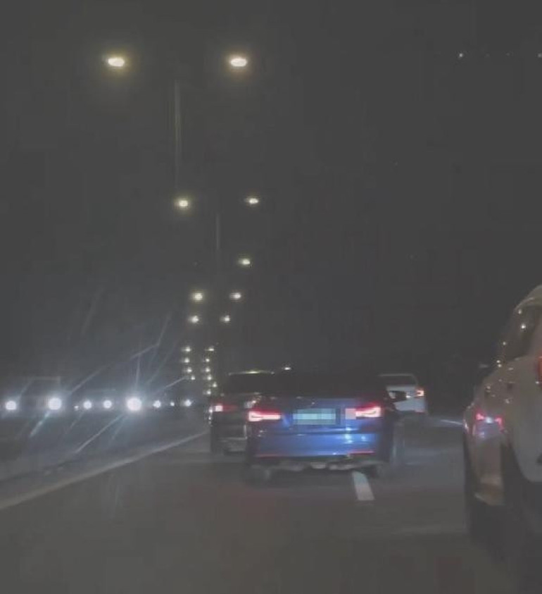 Başakşehirdeki trafik magandalarını bu görüntüler yakalattı