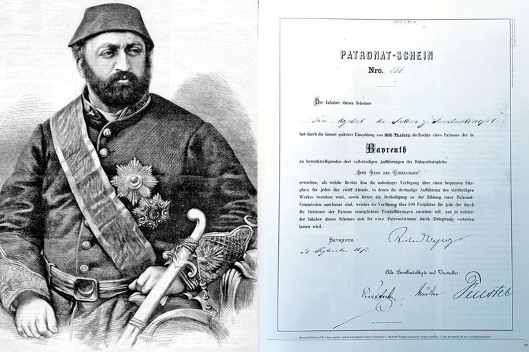 Wagner’in opera binasına Sultan Abdülaziz’den bağış
