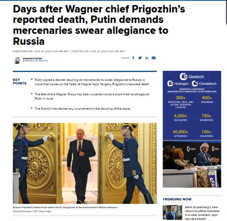 İntikam yemini etmişlerdi, Putin Wagner için harekete geçti, imzayı attı