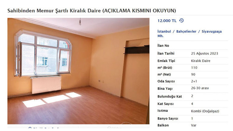 Kira bedelini kabul etmek yetmiyor kriterlere uymak da şart... Ev sahipleri abarttı