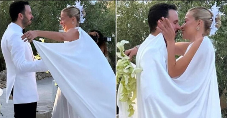 Burcu Esmersoy ve Nazım Akmandil evlendi