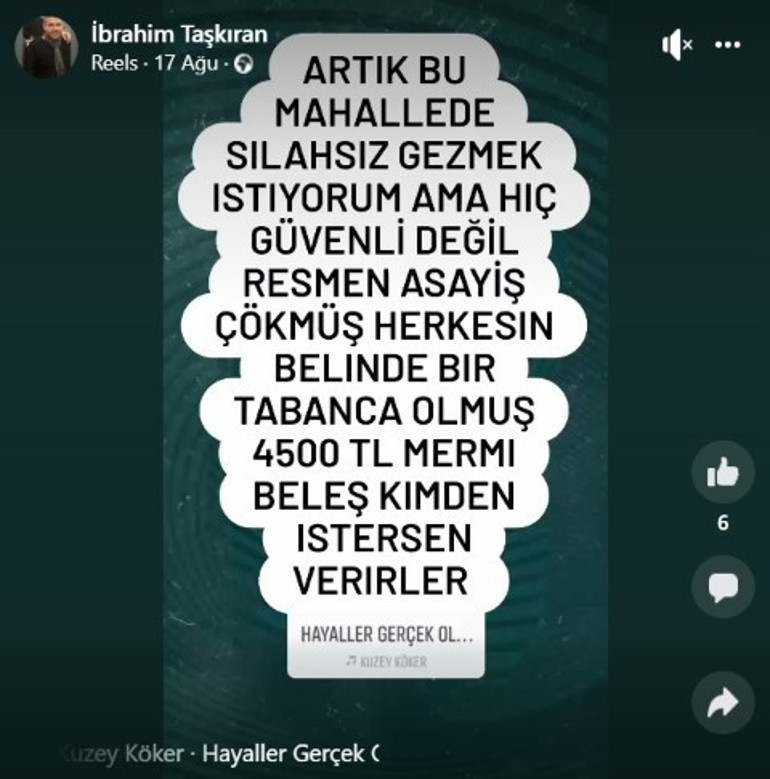 Çifte tabancalı cinayetin ardından aynı caddede silahlı saldırı  İntikam almaya devam edeceğiz