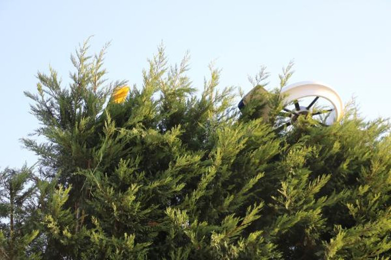 Son dakika.... Afyonkarahisar’da helikopter otel bahçesine düştü