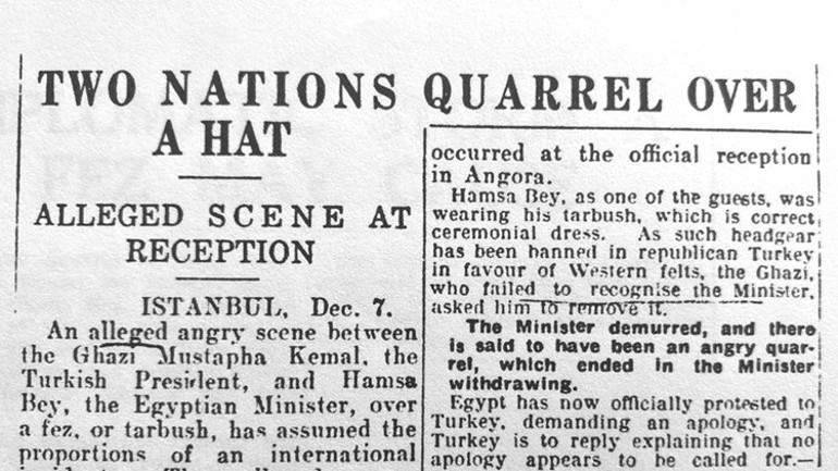 Türkiye ile Mısır arasında ilk büyük kriz fes yüzünden çıkmıştı… Mısır’la zor yıllar 5