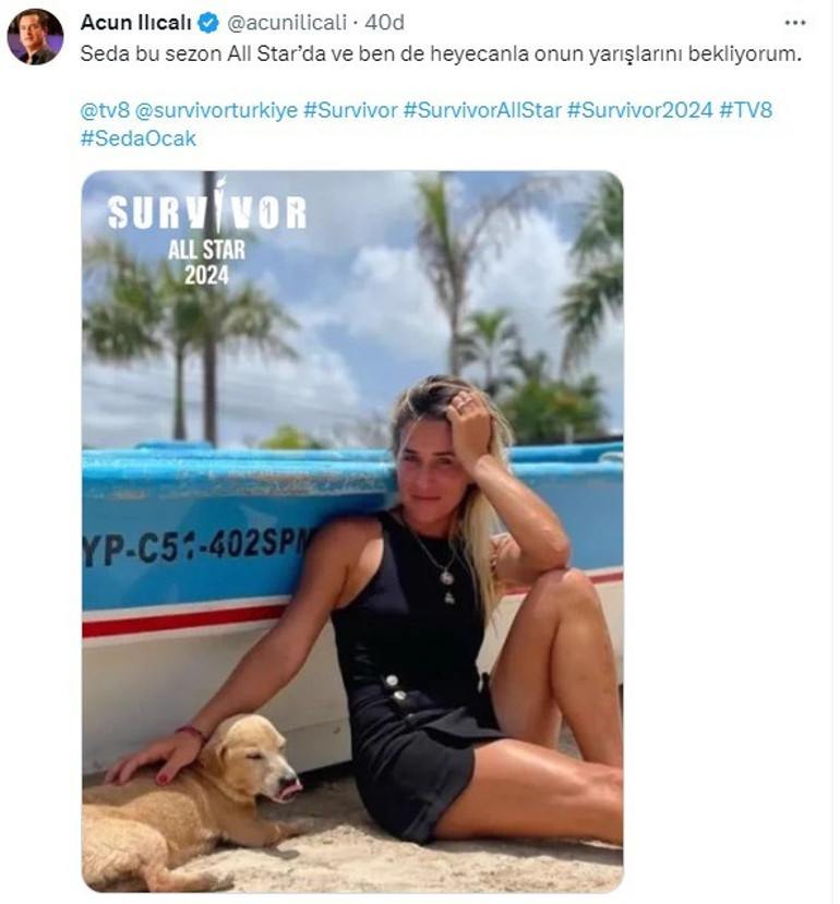 Acun Ilıcalı açıkladı Seda Ocak Survivorda...