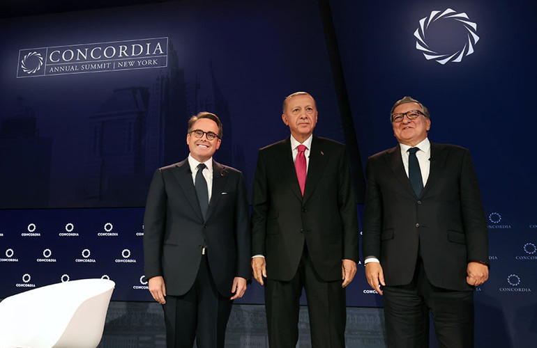 Son dakika: Cumhurbaşkanı Erdoğan, New Yorkta tahıl koridoruna dikkat çekti: Putine Tahılı artırmalıyız dedim