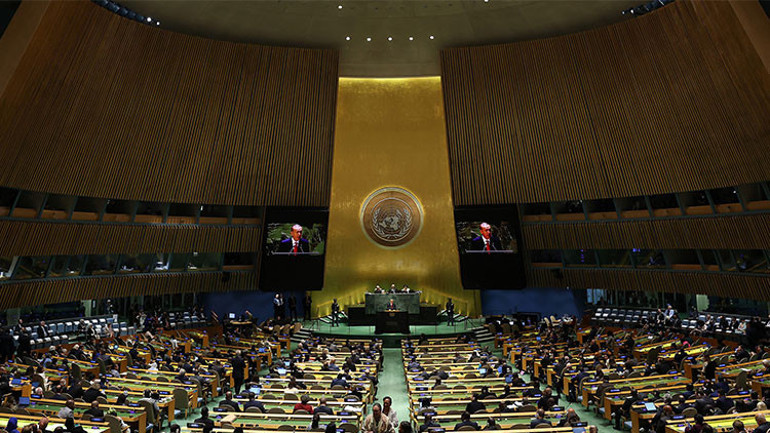 Son dakika: Cumhurbaşkanı Erdoğandan BM Genel Kurulunda önemli mesajlar: Uluslararası toplumu KKTC ile bağ kurmaya davet ediyorum