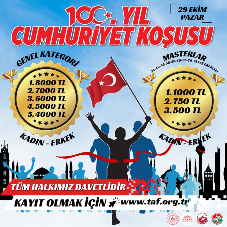 100. Yıl Cumhuriyet Koşusu, Fatihte yapılacak Geri sayım başladı...