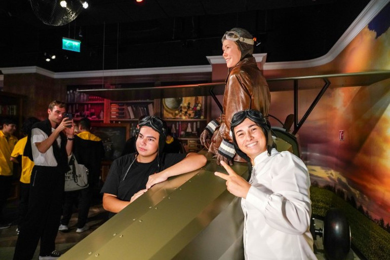 Demirören Medya Lisesi öğrencileri Madame Tussauds Müzesi’ni ziyaret etti