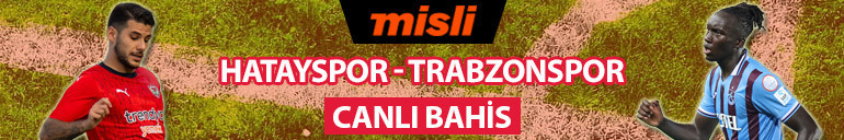 Hatayspor, Trabzonsporu Mersinde konuk ediyor Takımlardan son haberler, iddaa oranları, öne çıkan istatistikler...