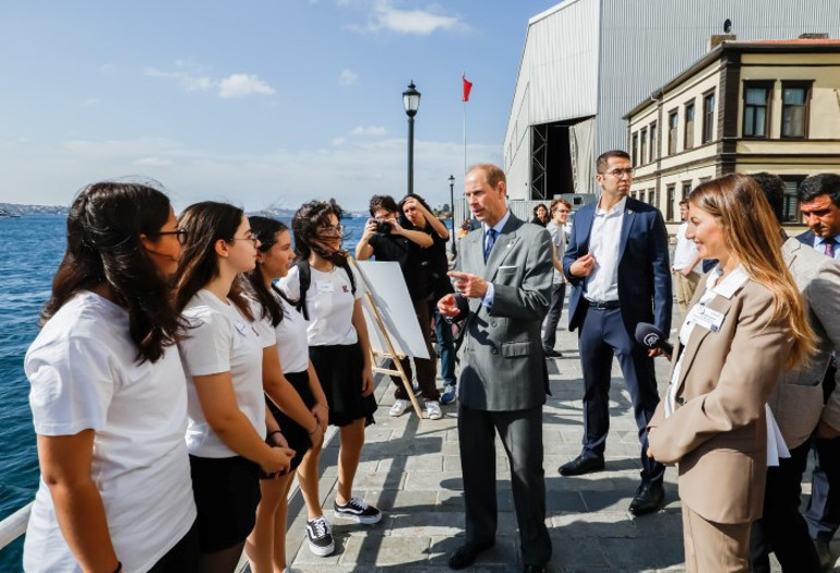 Edinburgh Dükü, Kabataş Erkek Lisesi’ni ziyaret etti
