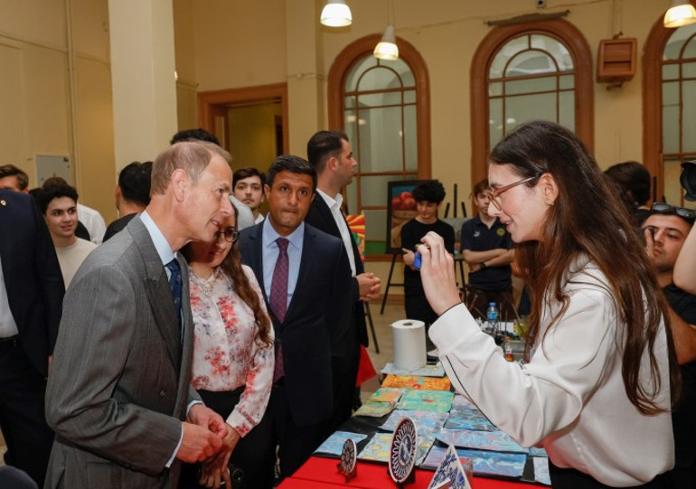 Edinburgh Dükü, Kabataş Erkek Lisesi’ni ziyaret etti
