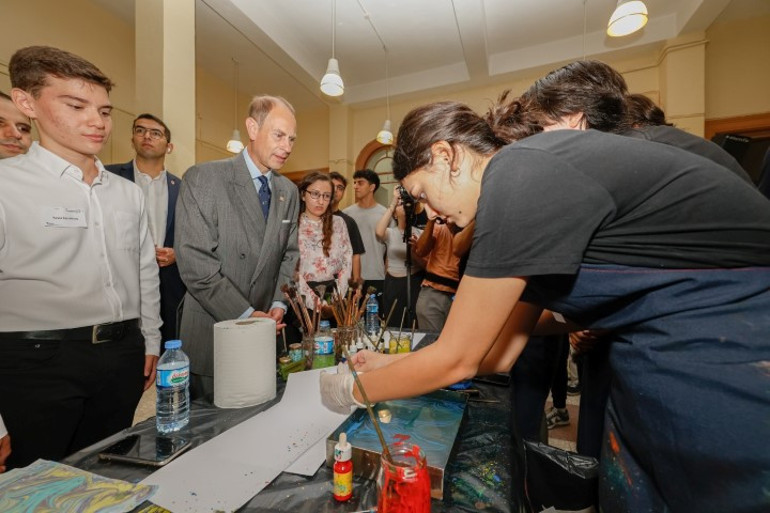 Edinburgh Dükü, Kabataş Erkek Lisesi’ni ziyaret etti