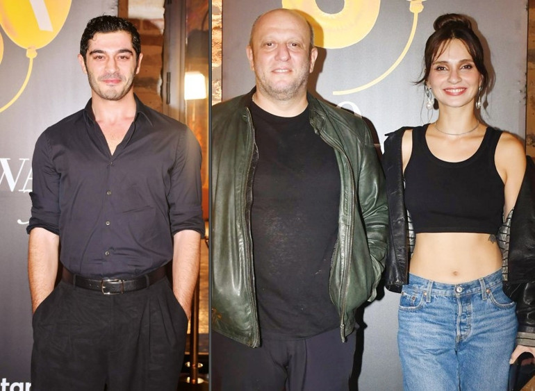 Dilan Çiçek Deniz, eski nişanlısı Thor Saevarsson  ve eski sevgilisi Birkan Sokullu ile aynı partide