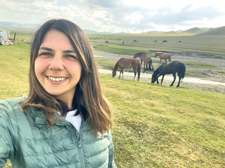 Motosiklet üzerinde dünya turu... ‘İnsanları tanımak ve bir Türk kadını olarak kendimi onlara tanıtmak için buradayım’
