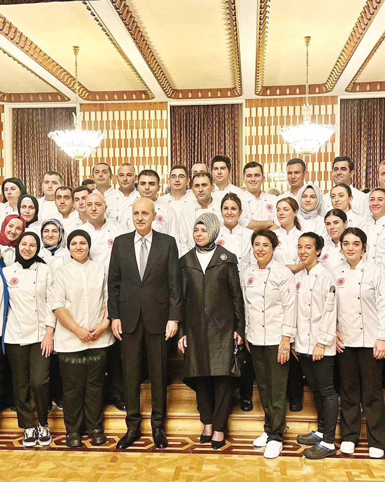 Ödüllü şeften 100. yıl mönüsü... TBMM açılış resepsiyonuna ikramlar damga vurdu