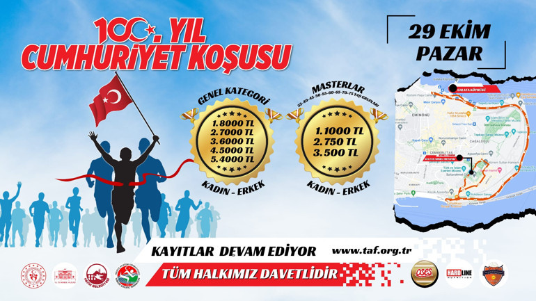 Dev koşunun startı Fatih’te verildi