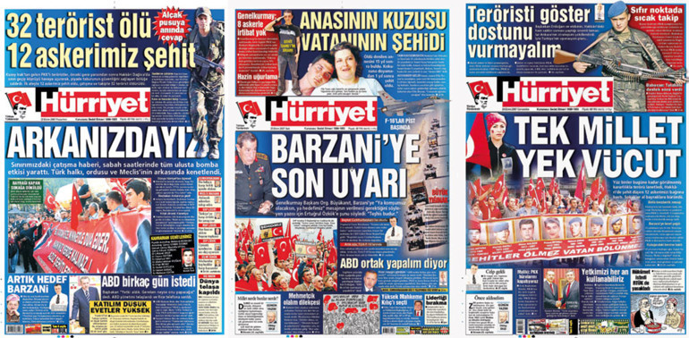 Dağlıca’da Türkiye’nin yüreği yandı