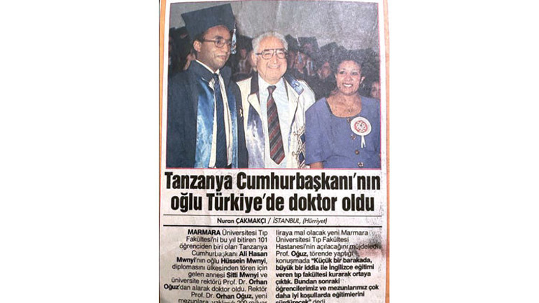 Zanzibar Devlet Başkanı’nın vefası... Ben yarı Türk sayılırım