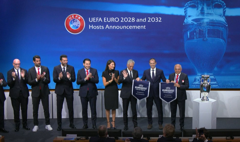 Son Dakika: EURO 2032ye Türkiye ve İtalya ev sahipliği yapacak İki ülke 5er stadyum...