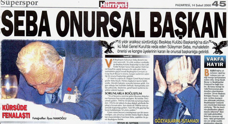 Beşiktaşta başkan isimleri farklı, ayrılıklar aynı Süleyman Seba ve Serdar Bilgilinin ardından Ahmet Nur Çebi...