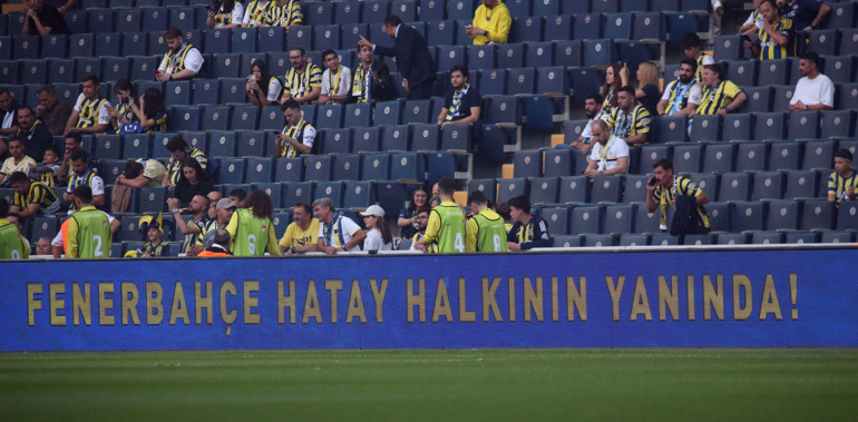 Fenerbahçe - Hatayspor maçı öncesi Volkan Demirel ve Hataya dev destek