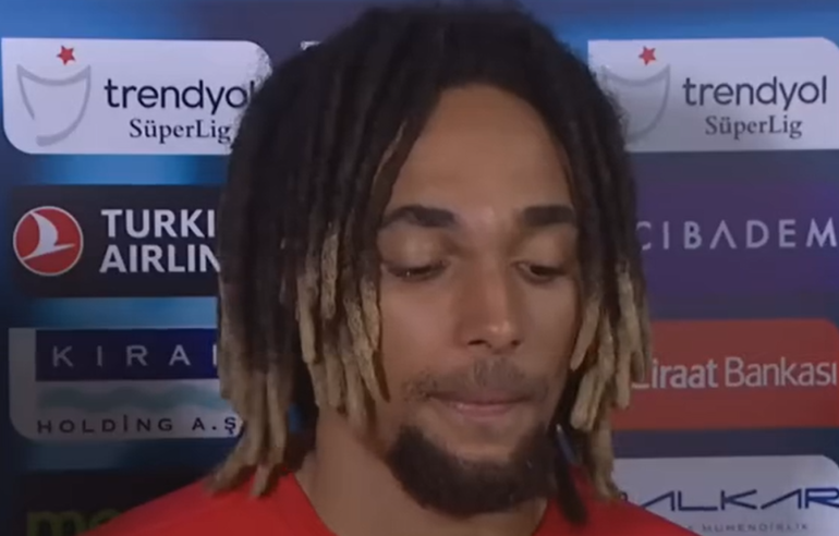 Galatasaraylı futbolcu kaşındaki şişliği umursamadı: Önemli olan 3 puan