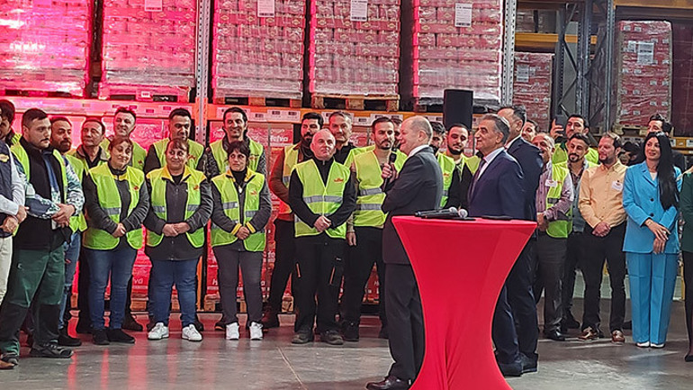 Şansölye Scholz gıda şirketi Suntat’ı ziyaret etti