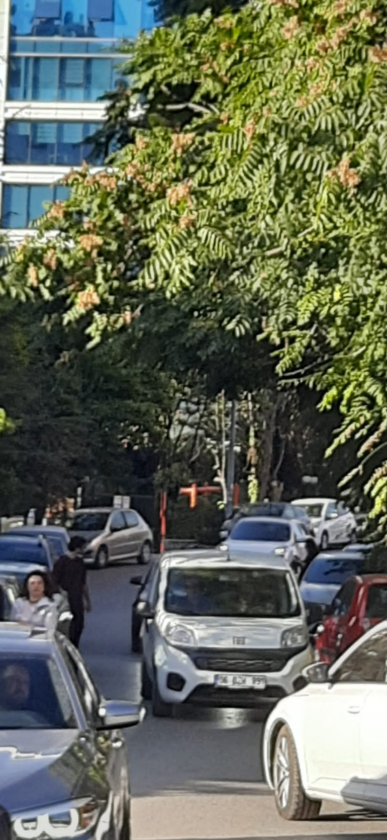 Ulus’taki yaya geçidi bir garip hâl aldı