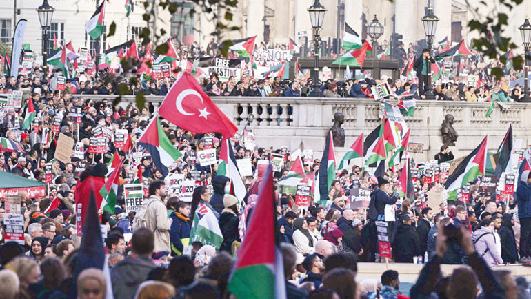 Dünya halkları Gazze için ayakta