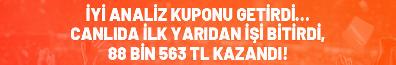 2 maçlık canlı iddaa kuponu yaptı, Şampiyonlar Ligi maçlarıyla 88 bin 536 TL kazandı