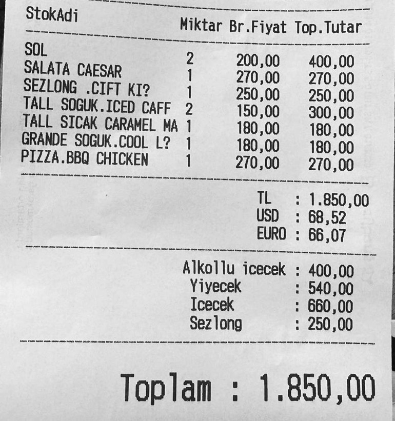 Dolandırıcılar işbaşında... Adisyonu incelemeden asla hesap ödemeyin