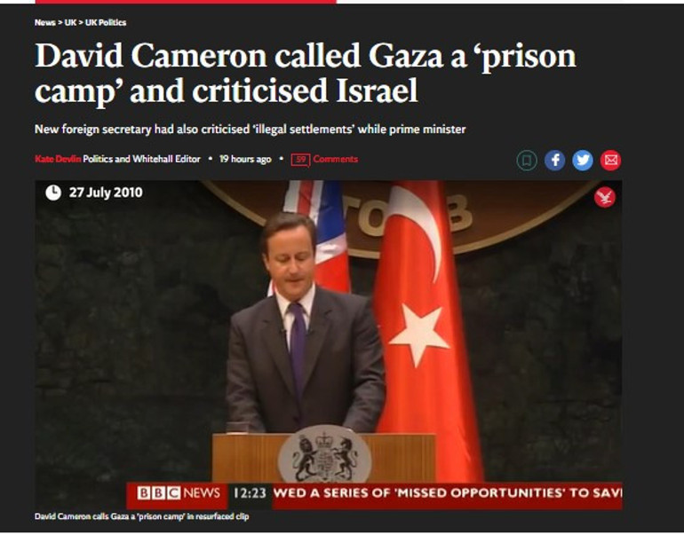 Yeni Dışişleri Bakanı David Cameronun 2010 yılında Türkiyede söylediği sözler İngiltere gündemine oturdu