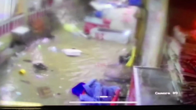 Şiledeki afet böyle gelmiş... O anlar güvenlik kamerasında