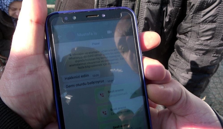 Zonguldakta kayıp 11 Türk denizciyi arama çalışmaları sürüyor Kayıp bir mürettebatın son mesajı ortaya çıktı: Hakkınızı helal edin