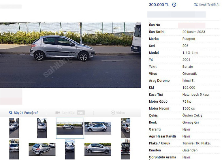 İkinci elde fiyatlar hızla düşüyor İşte 300-500 bin lira aralığında satılan otomobiller