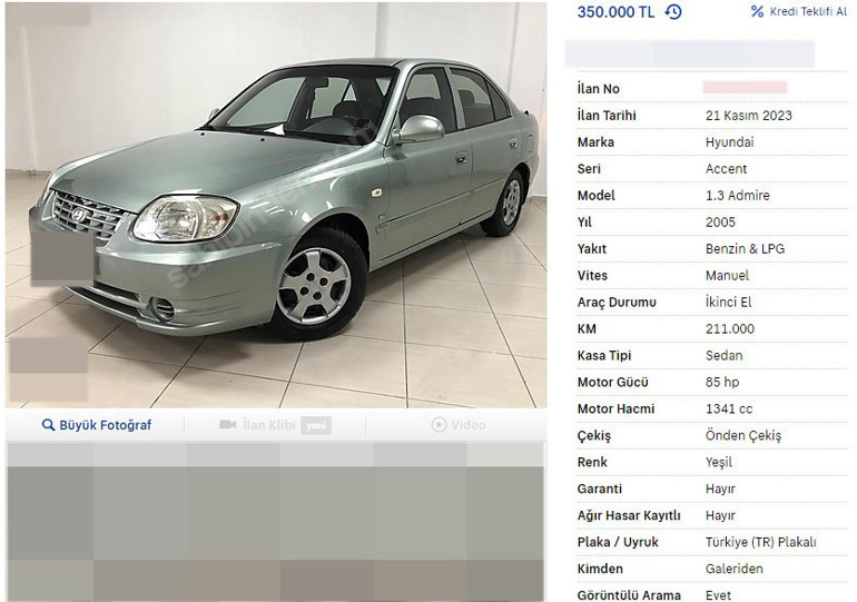 İkinci elde fiyatlar hızla düşüyor İşte 300-500 bin lira aralığında satılan otomobiller