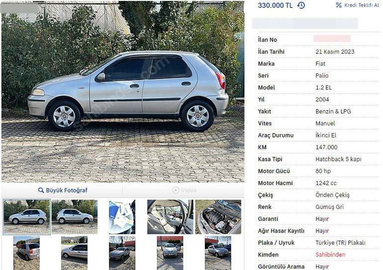 İkinci elde fiyatlar hızla düşüyor İşte 300-500 bin lira aralığında satılan otomobiller
