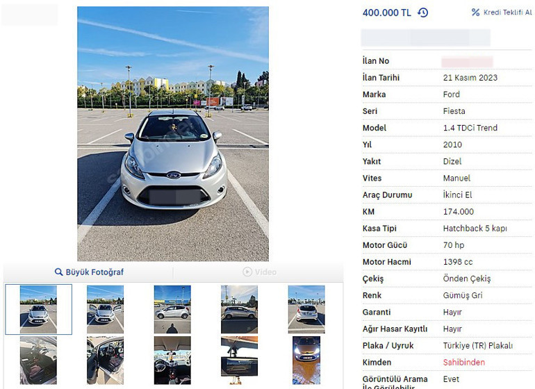 İkinci elde fiyatlar hızla düşüyor İşte 300-500 bin lira aralığında satılan otomobiller